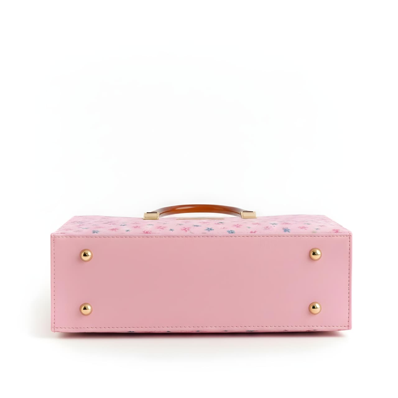 Floral Glossy Handbag - Image 3